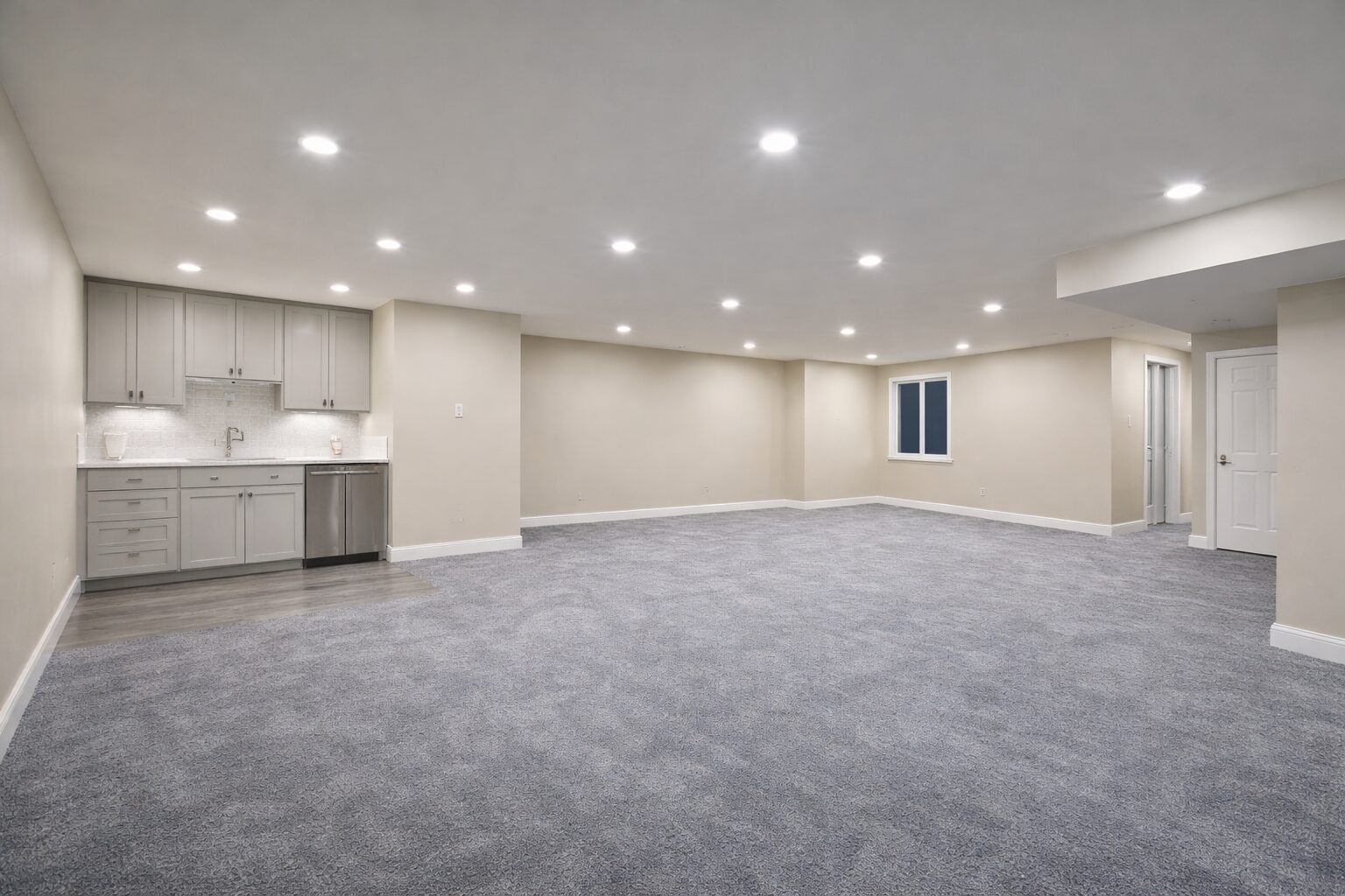 Finished basement renovation by Griffin Renovation in Cache Valley, Utah